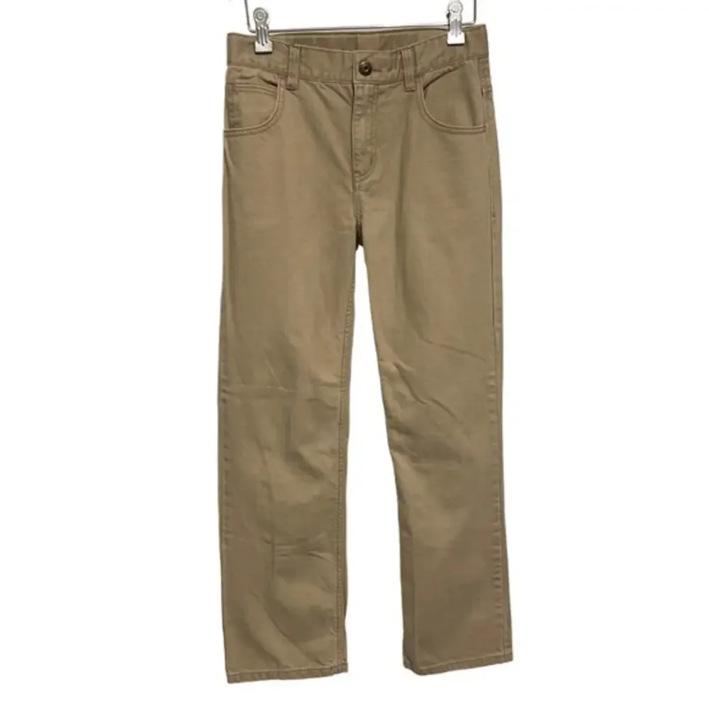 Gymboree Kids Tan Khaki Straight‎ Leg Chino Pants Five Pocket Casual Trousers